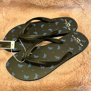 COACH - Cleo/Black Lapis Flip Flops
